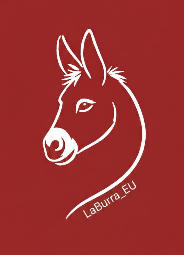 red backround la burra